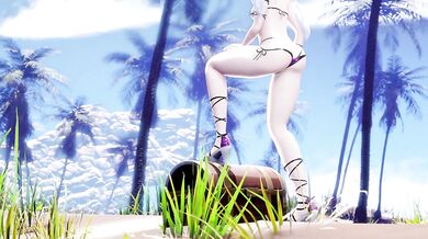 'Mantis Frieren at the Beach - Scene 1 2!