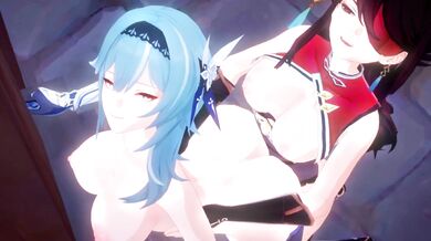 'Lost In The Folds of the Bed Sheets: A Hentai Slumber Party'