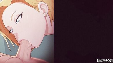 Re-written: "Deep Throat Scene with Android 18"