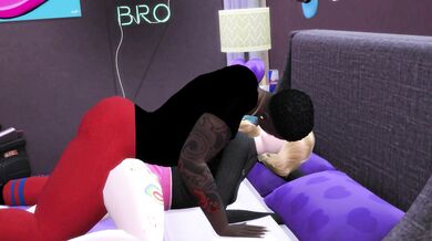 'Fantasy Masturbation: A Pale-skinned Beauty Gets Fucked by her BBC Lover on his Bed'