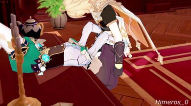 'The Wind Goddess's Fiery Breath: Aether x Venti at Mondstadt'