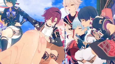 'The Glorious Boys of the Doutei Chinpoo Brothel, Masterfully Pounding Out a Prostate Massage in Breathtaking 4K/60fps Hentai Porn!'