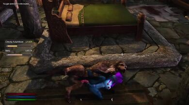 "Brandi Gets a Job at the Mansion and Publicly Humiliated in Hentai Fucking Scene"