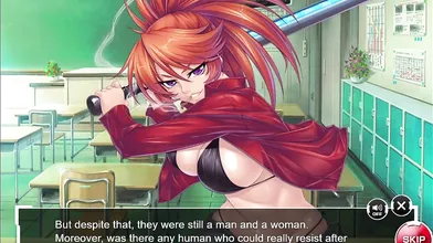 "Sexy Teacher Azuma Kamimura Gets Fucked in the Ass by a Big Dick During Her Hentai Scene in Taimanin Asagi Battle Arena, English Subbed!"