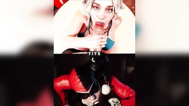 'Mega Wet Sexier Hentai! Supergirl vs Harley Quinn, the ultimate battle between superheroes and villains gets even steamier when they take it to bed.'