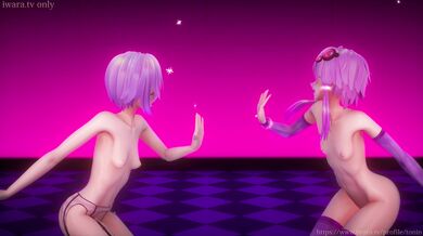 "Yuzuki Yukari Sisters and Ai-Pie dance in the Fixed Ver."