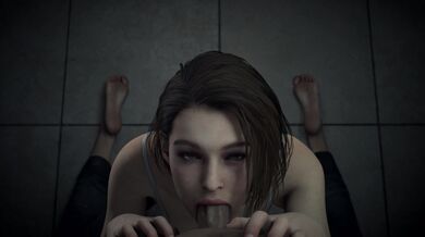'Jill's POV Blowjob in Blue Lightsfm'