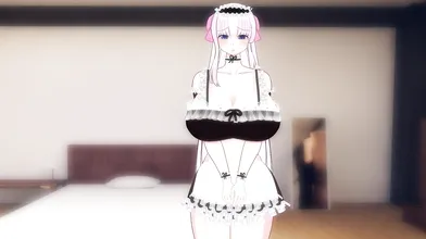 'Big-breasted sex slave maid Minako-san gets fucked hard by her master in a passionate VenusPro scene'