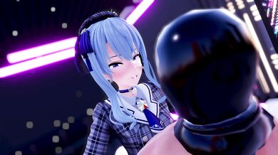 'Hoshimachi Suisei - Hot Spring Sex Scene [Mix]'