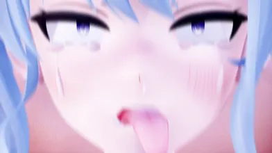 'Hoshimachi Suisei - Hot Spring Sex Scene [Mix]'