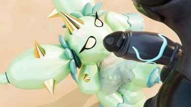 "The Legendary Pokemon Zekrom Fucking a Cactus, Part 1"