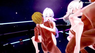 "Two Sexy Star Rail Girls Having Wild Hentai Fun"