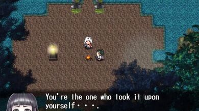 "Tempting Trio Terrors: Akaname's Assault!"