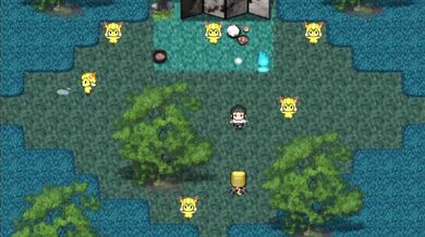 "Tempting Trio Terrors: Akaname's Assault!"