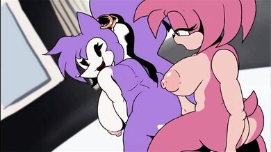 'Amy and Needlemouse [Cuernos Blancos]'