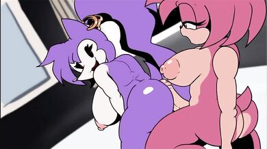 'Amy and Needlemouse [Cuernos Blancos]'