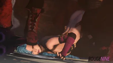 'Rouge Red Light District: Alleyway Assault with Jinx and Catch'