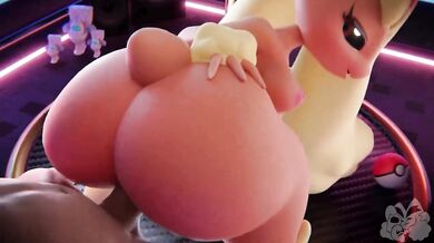 The forbidden desires of a Lopunny who has escaped from her pokeball.