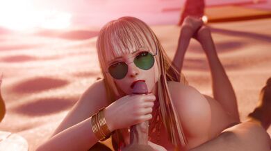 'Lili on the Beach - [White] - Lewdgazer - [No WM]'