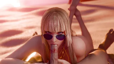 'Lili on the Beach - [White] - Lewdgazer - [No WM]'