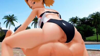 The sexy anime dance of Temari and Ankha!