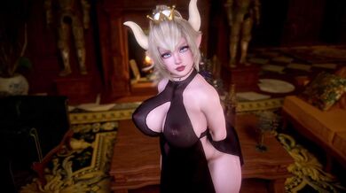'Bouncing Boob Bows, The Bowsette Way!'