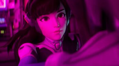 'The Merciful Assistant Helps D.Va Blow off Steam with Midnight Swami's Ecstasy!'