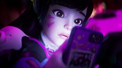 'The Merciful Assistant Helps D.Va Blow off Steam with Midnight Swami's Ecstasy!'
