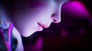 'The Merciful Assistant Helps D.Va Blow off Steam with Midnight Swami's Ecstasy!'