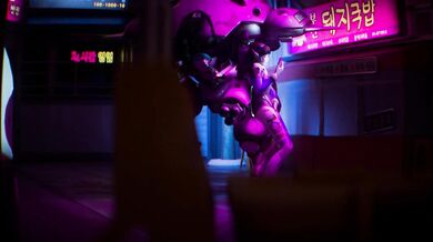 'The Merciful Assistant Helps D.Va Blow off Steam with Midnight Swami's Ecstasy!'