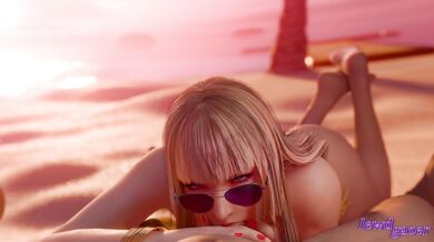 Beach Banging With Lili (White)