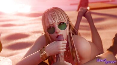 Beach Banging With Lili (White)