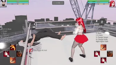 'Ellie gets fucked by Mauler in her first match'