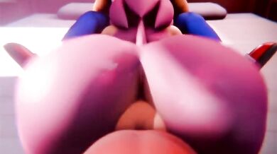 'Busty Blonde In A Cheerleader Outfit Gets Fucked By Two Football Players During Practice '