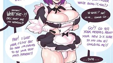 "Punished By Her Stepbrother And The Maid After A Night Of Passionate Sex"