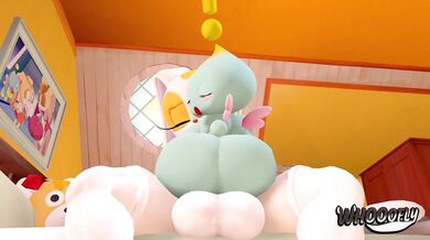 "Sexy baker Cheese gets licked and spread all over by Cream the Milk Maid."