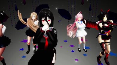 The ecstasy of four girls!