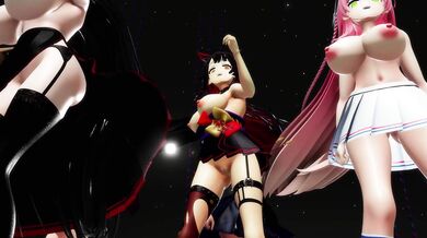 The ecstasy of four girls!