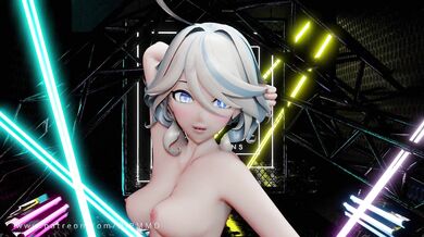'Genshin Furina Lilac Blender MMD #2001'