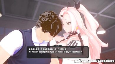 Watch Nicole get fucked by a giant worm in her job as a worm raiser!