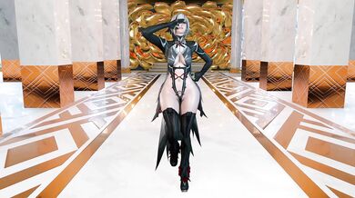 "Tifa and Arlecchino's Sensual Dance in a Private Room"