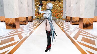 "Tifa and Arlecchino's Sensual Dance in a Private Room"