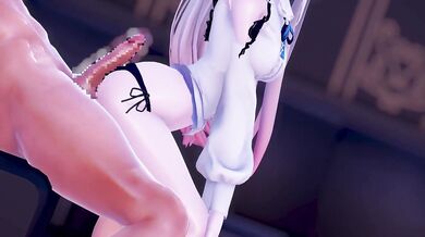 The tale of the two sisters, Nakiri and Ayame, comes to life as they engage in a passionate sexual encounter.