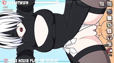 'Inside Yorha's Doggy Style, Dripping Creampie House'