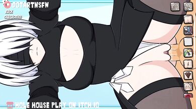 'Inside Yorha's Doggy Style, Dripping Creampie House'