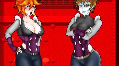 The Crimson Veil Vampire Hunter, Artemis, loses her battle with the seductive Iris, who hypnotizes her into submission.