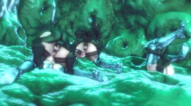 Sneaky Slime Slips Into Seductive Siren's Secret Sanctuary and Steals Her Virginity!