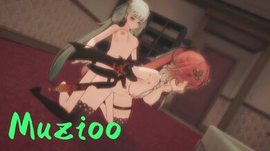 "In the Forest, Jinshi and Changli Catch a Glimpse of Muzioo's Thick Thighs"