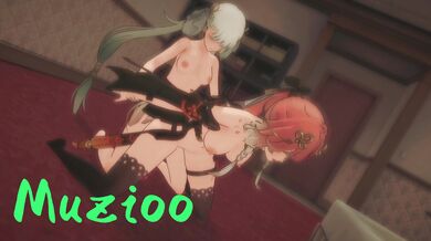 "In the Forest, Jinshi and Changli Catch a Glimpse of Muzioo's Thick Thighs"