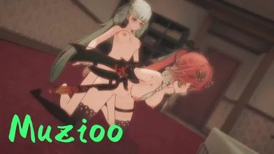 "In the Forest, Jinshi and Changli Catch a Glimpse of Muzioo's Thick Thighs"